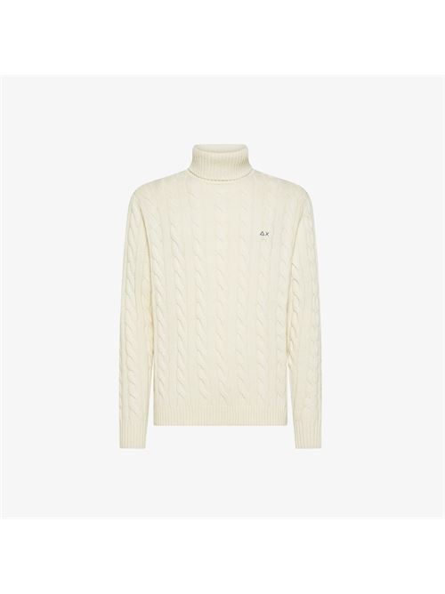 turtle sweater cable knit SUN 68 | K4513931